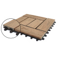 Factory Directly Supply Floor Tiles Garden Outdoor and Easily Install Wholesale WPC Interlocking Decking DIY Tiles